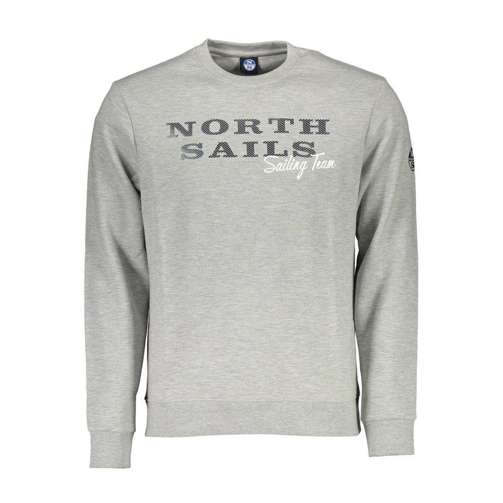 

Серый хлопковый свитер North Sails