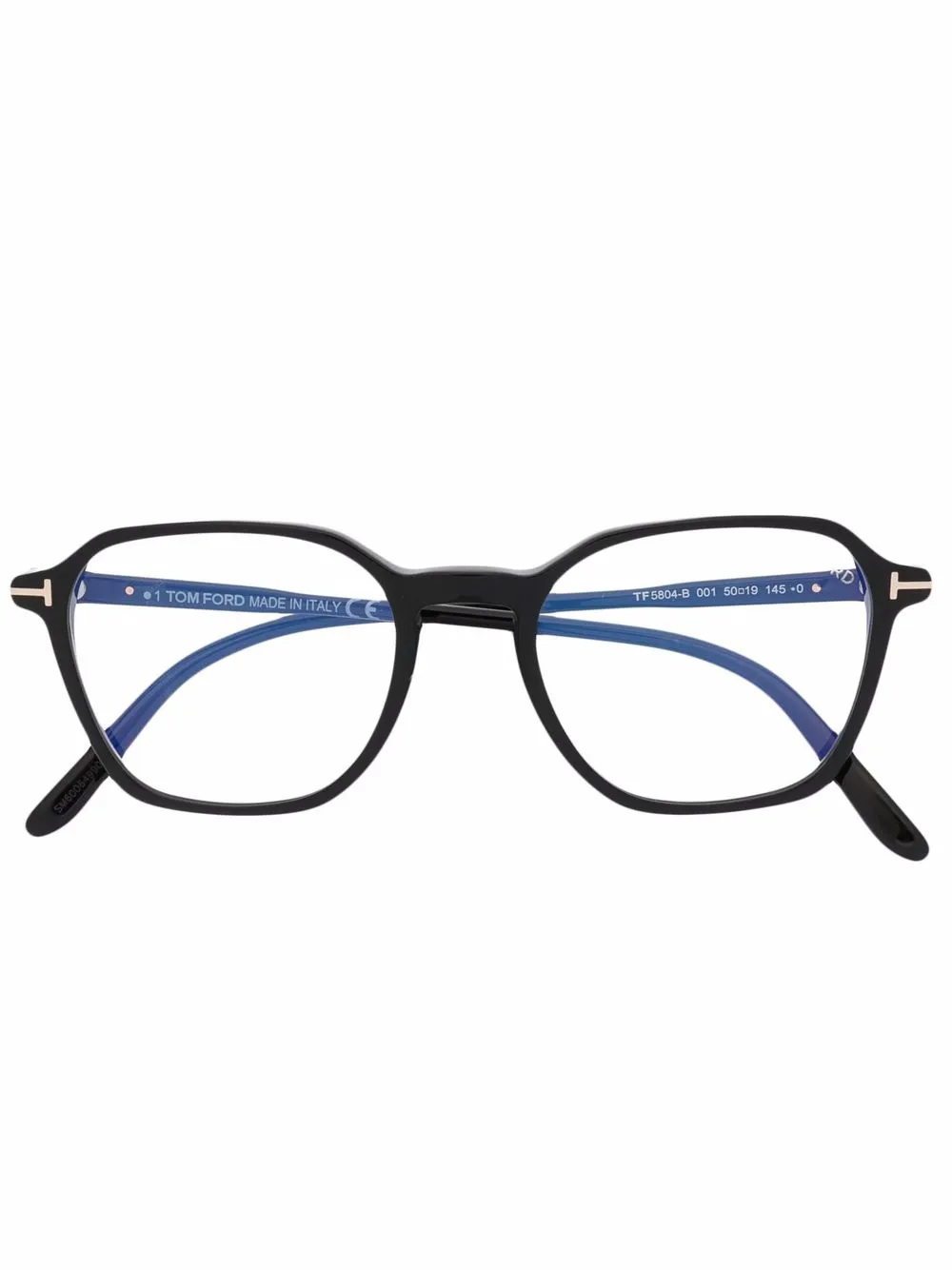 

Очки в D-образной оправе TOM FORD Eyewear, черный
