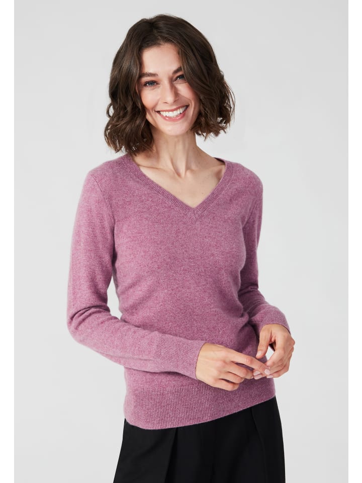 

Style Republic Кашемировый свитер с V-образным вырезом, нежно-розового цвета