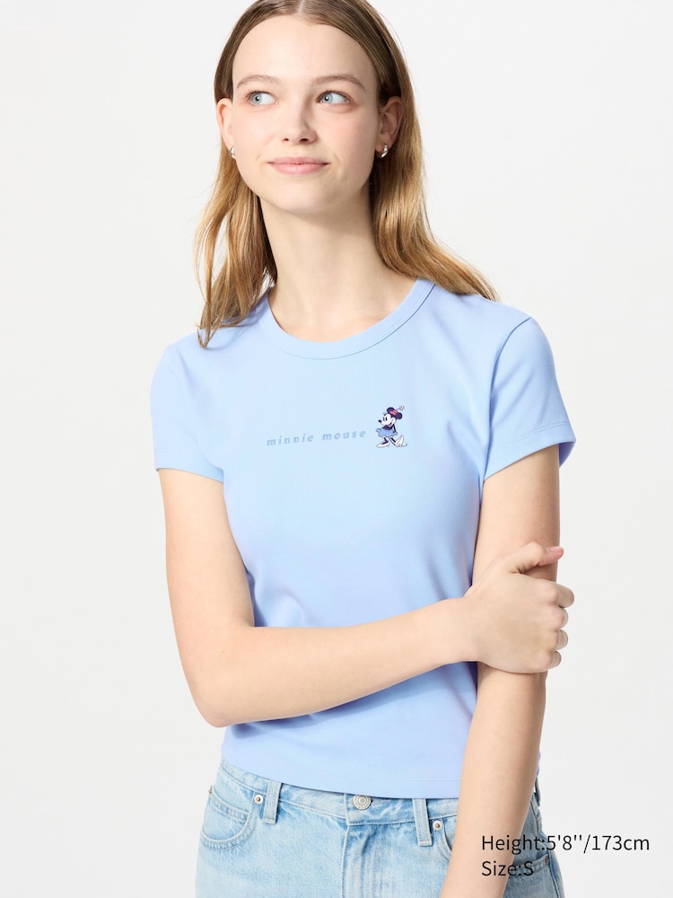 

Футболки с принтом Uniqlo, цвет 61 синий