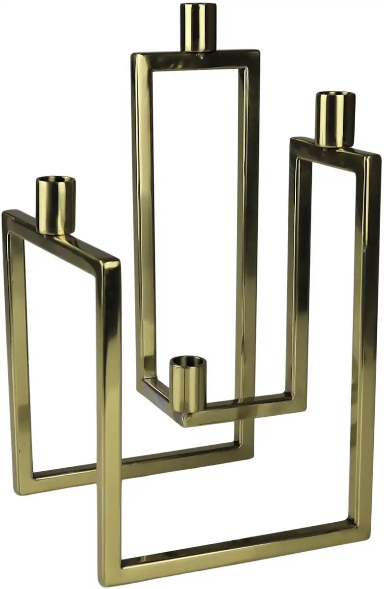 

Подсвечник AM Design "из нержавеющей стали", (1 шт.), подсвечник, 4 пламени, подсвечник Адвент 19х33,5х18 см, цвет goldfarben