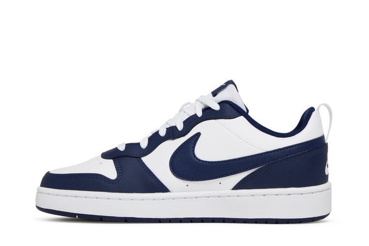 Кроссовки Nike Court Borough Low 2 GS 'White Signal Blue', синий — фото 4