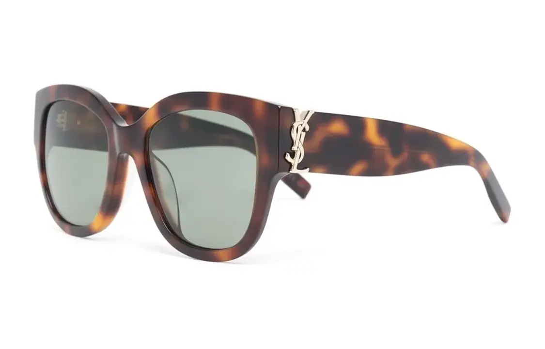 

Солнцезащитные очки Saint Laurent Square Frame, коричневый