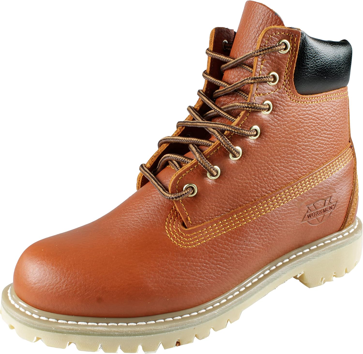 

Мужские ботинки из цельнозерновой кожи с шнуровкой, медового цвета, модель Flother 600 Workmen-V, initial