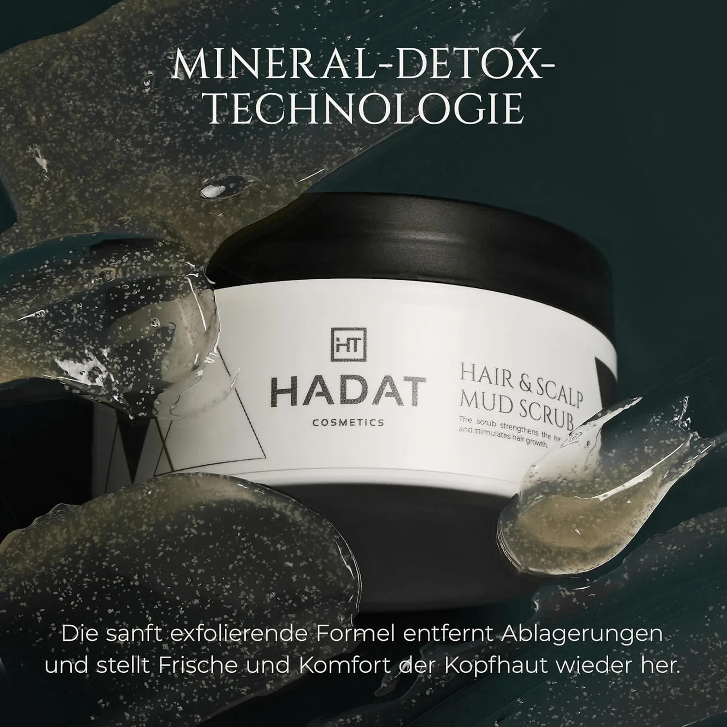 Грязевой скраб для кожи головы HADAT Hair and Scalp Mud Scrub Hadat Cosmetics — фото 3