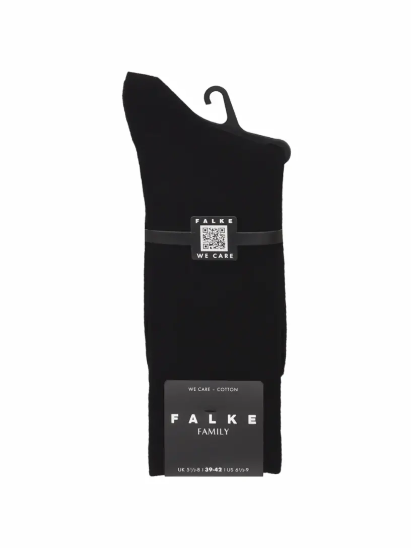 

Хлопковые высокие носки Falke, черный