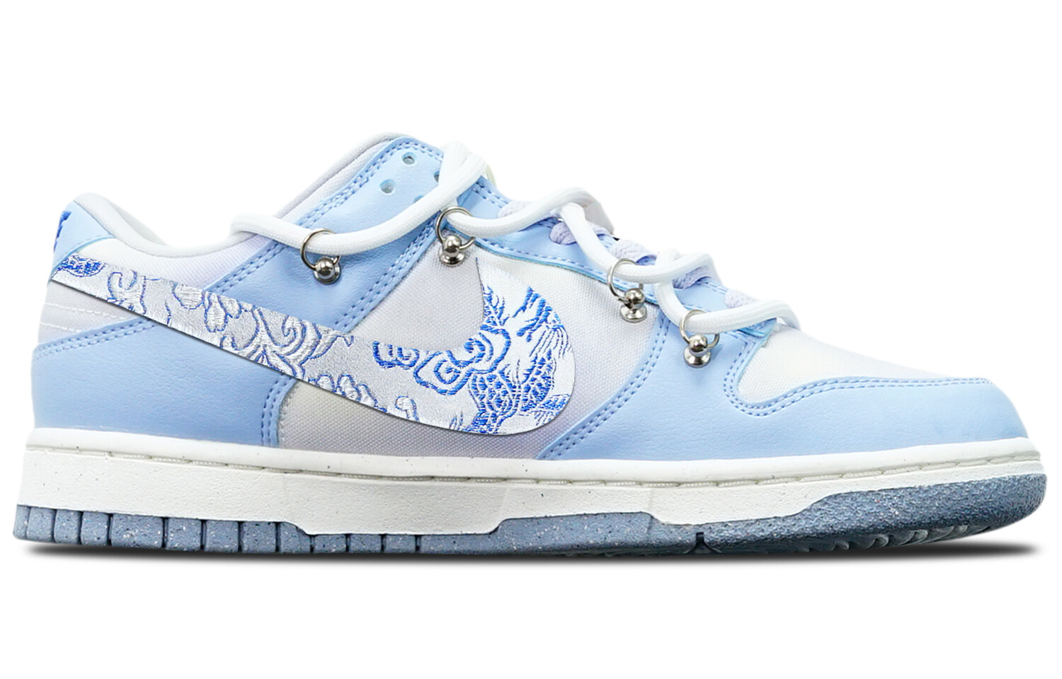 

Женские кроссовки для скейтбординга Nike Dunk, Blue and white porcelain blue dragon pattern