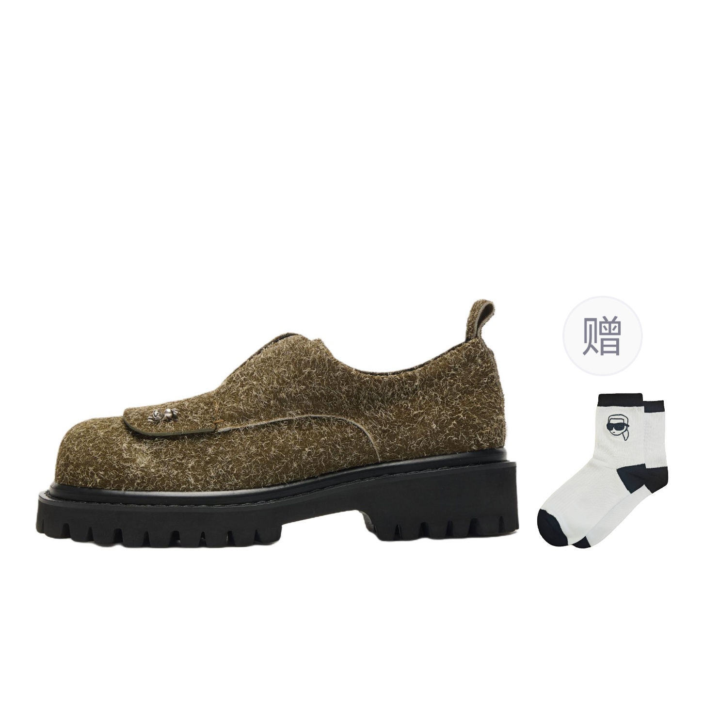 

KARL LAGERFELD / Karl Lagerfeld Jeans KARL LAGERFELD повседневные кожаные туфли мужские army green