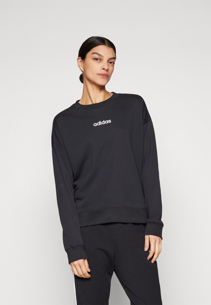 Толстовка Adidas Sportswear ESSENTIALS LINEAR , Black/White/Black