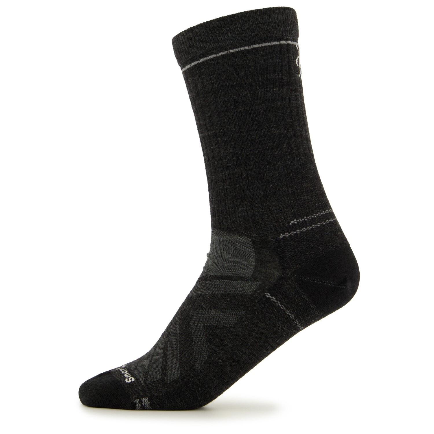 

Походные носки Smartwool Hike Zero Cushion Crew Socks, цвет Charcoal