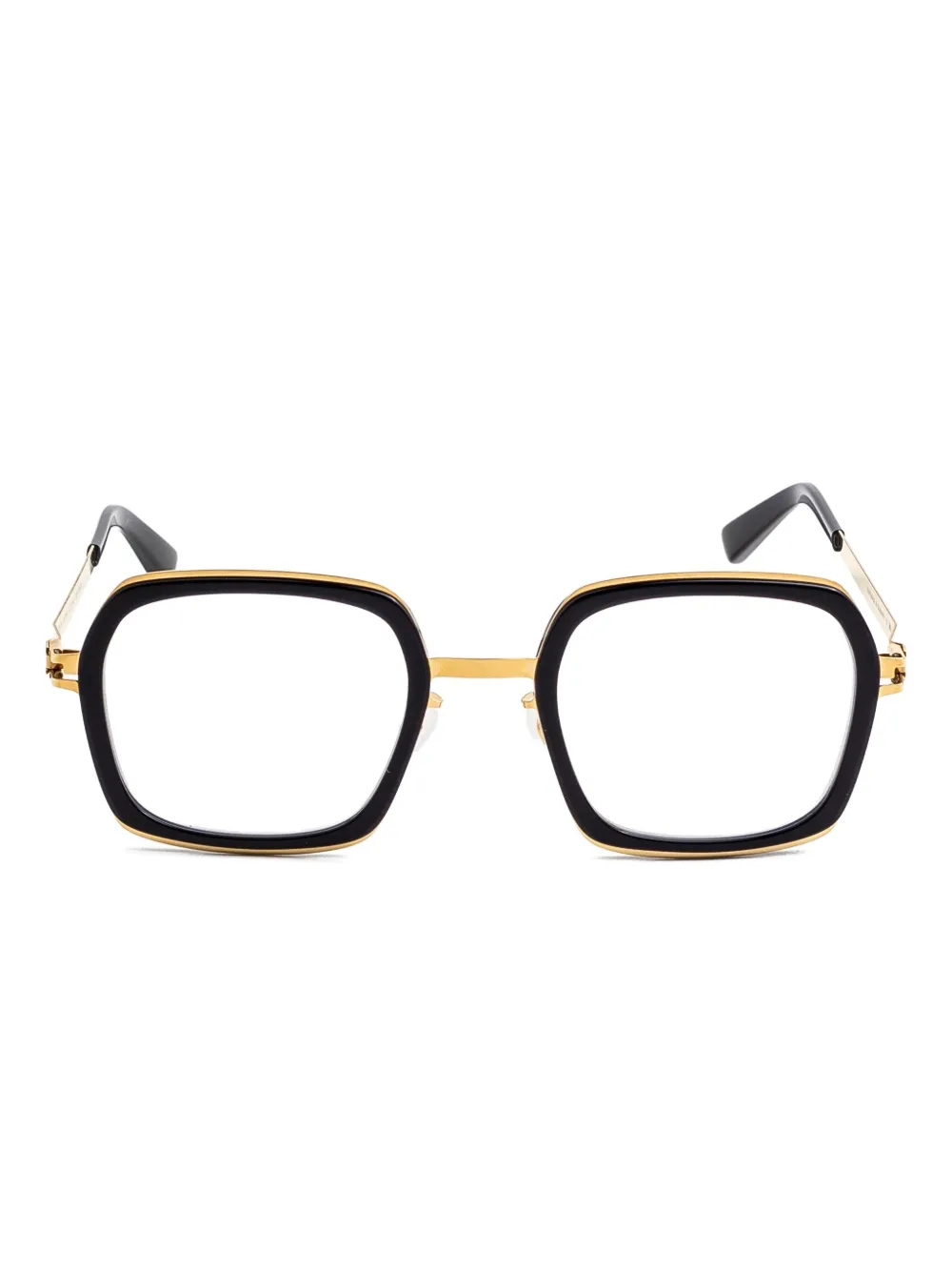 

Очки в геометричной оправе Mykita, золотистый