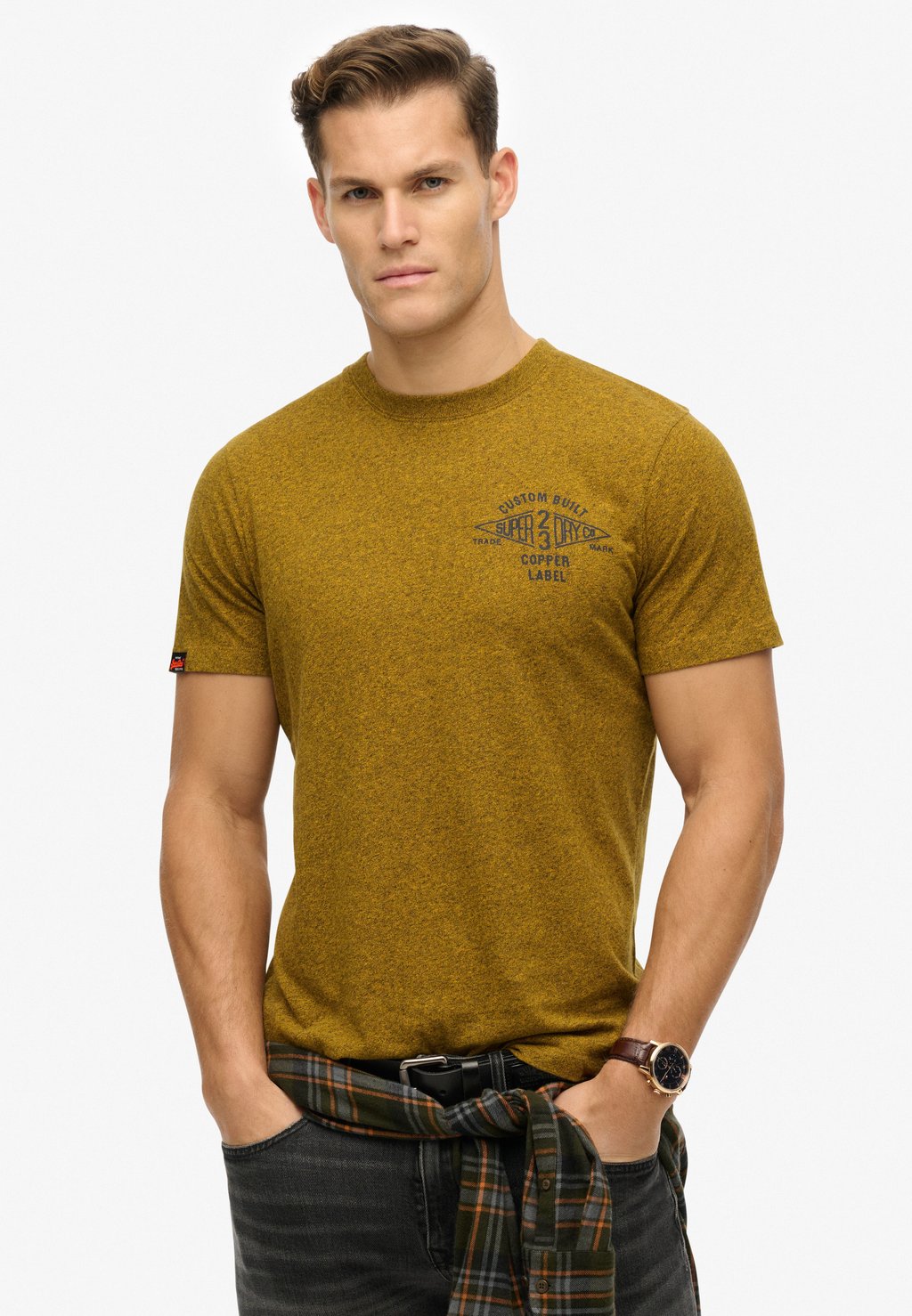 

Футболка с принтом COPPER LABEL Superdry, желтый