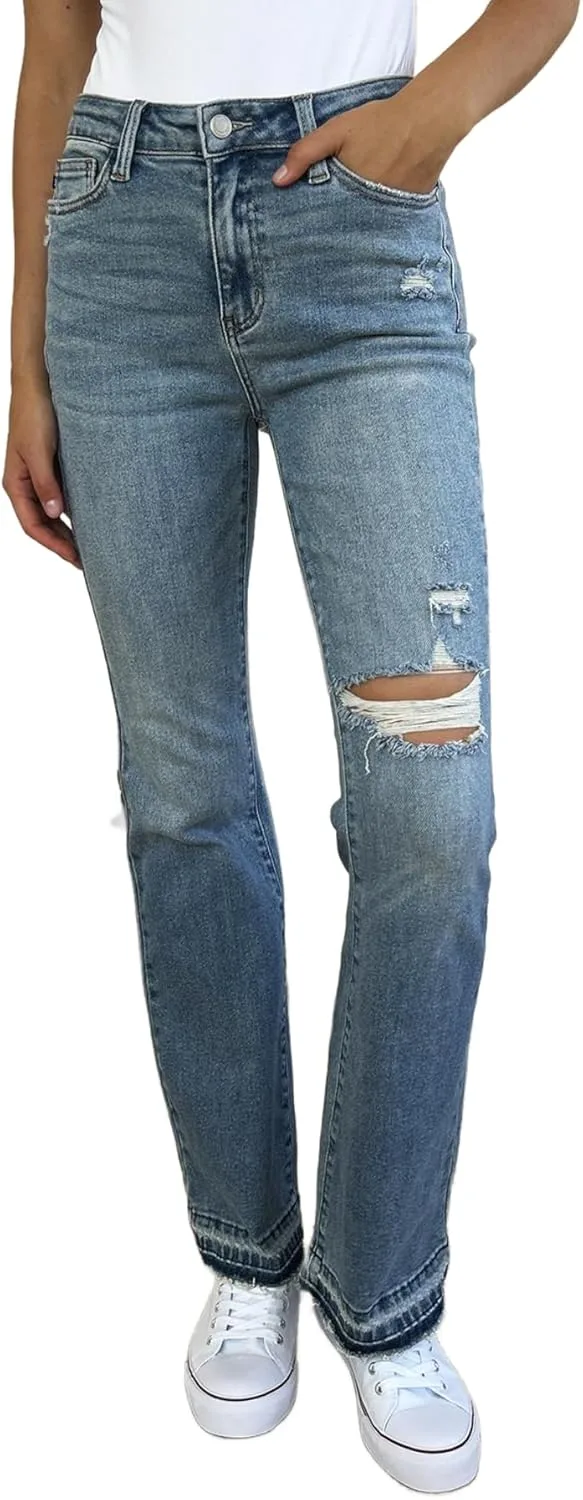 

Джинсы Judy-B Women's Casual High-Waisted Skinny, Washed Dark Blue Yanhoo