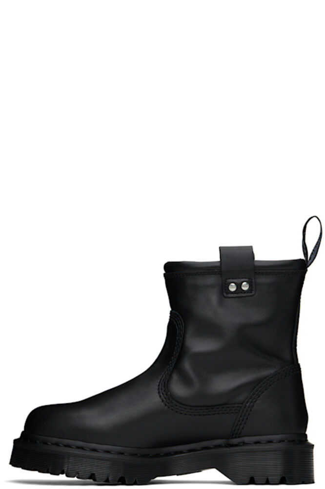 Полусапоги мужские Dr. Martens Anistone Lo кожаные с заклепками, черный — фото 3