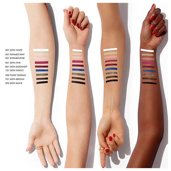 Водостойкая подводка для глаз с фетровым наконечником насыщенного цвета DIOR Diorshow Liquid Liner, 001 Satin White — фото 3