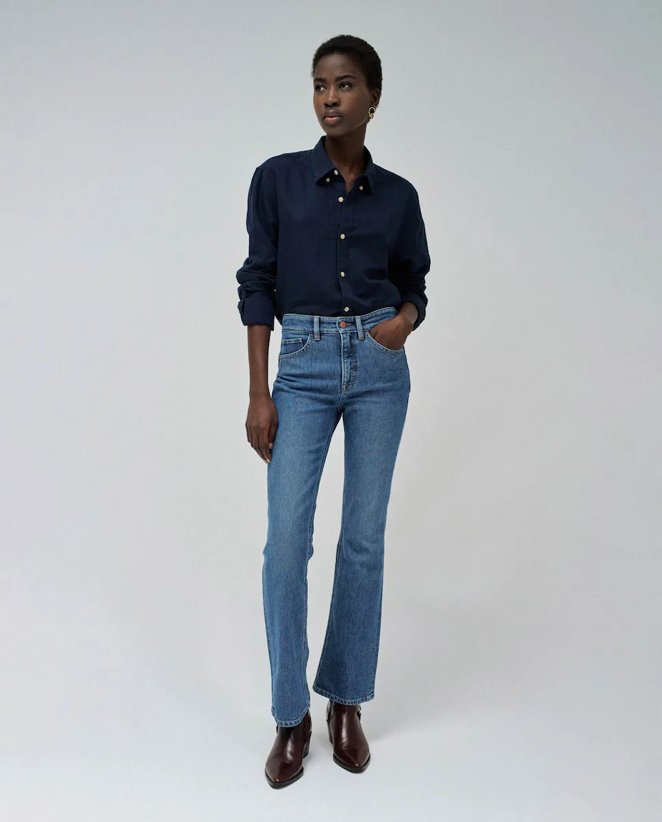 

Женские джинсы Faith bootcut с высокой посадкой Salsa Jeans, синий