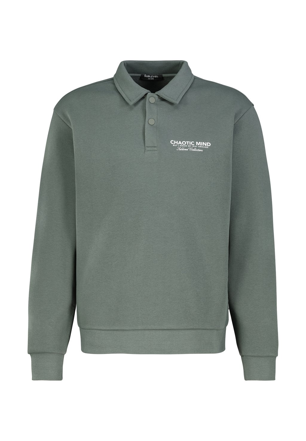 

Лонгслив Polo shirt Sublevel, зеленый