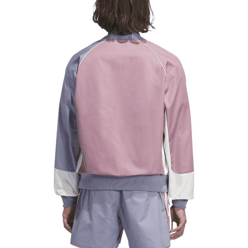 CLOT Co-brand куртка унисекс серебристо-фиолетовая Adidas Originals, серебристо-фиолетовый — фото 4