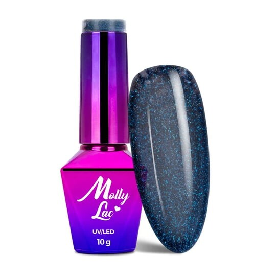 

Гибридный лак для ногтей, Winter Crystalize Last Night 10 г № 227 MollyLac