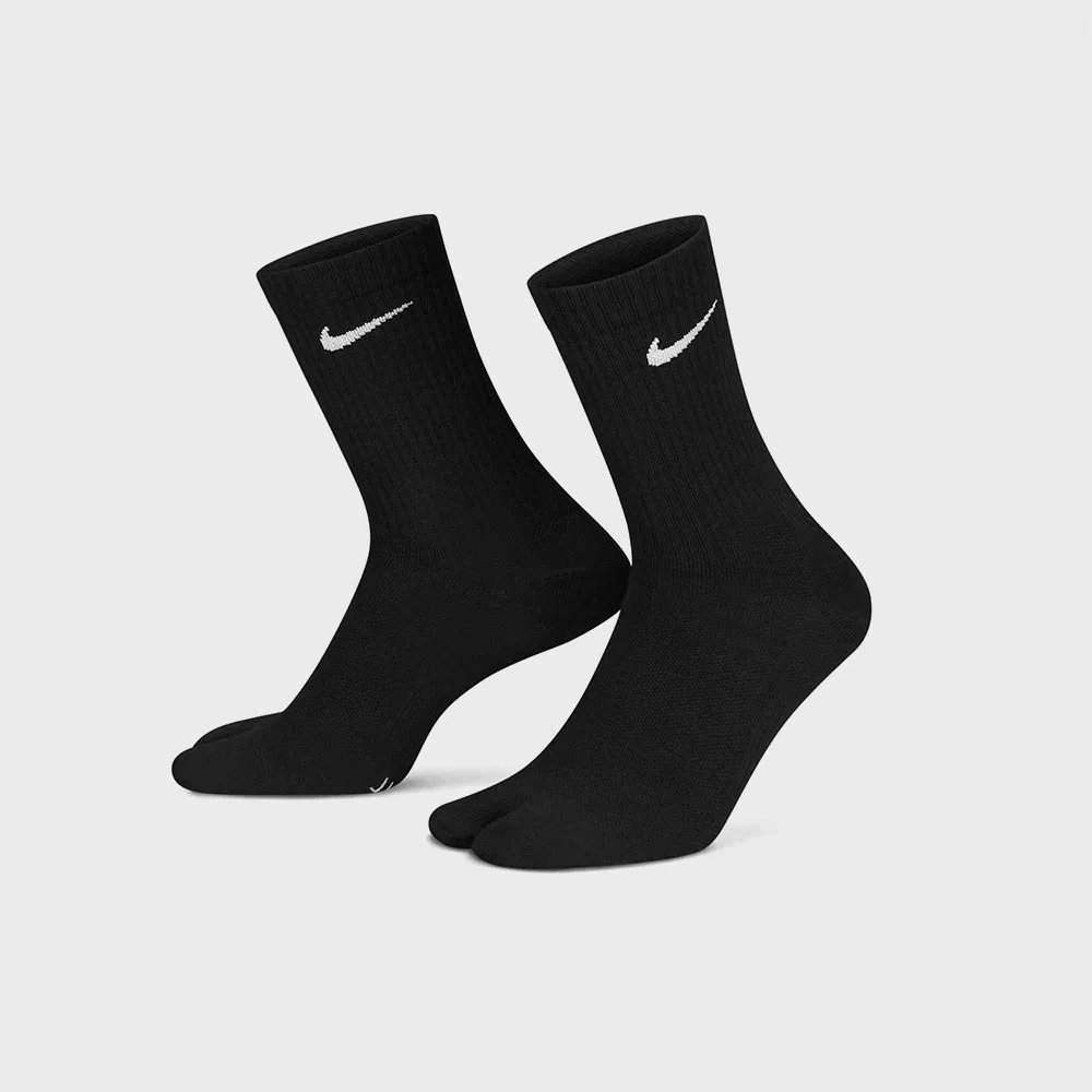 Женские чёрные носки Everyday Plus Lightweight от Nike