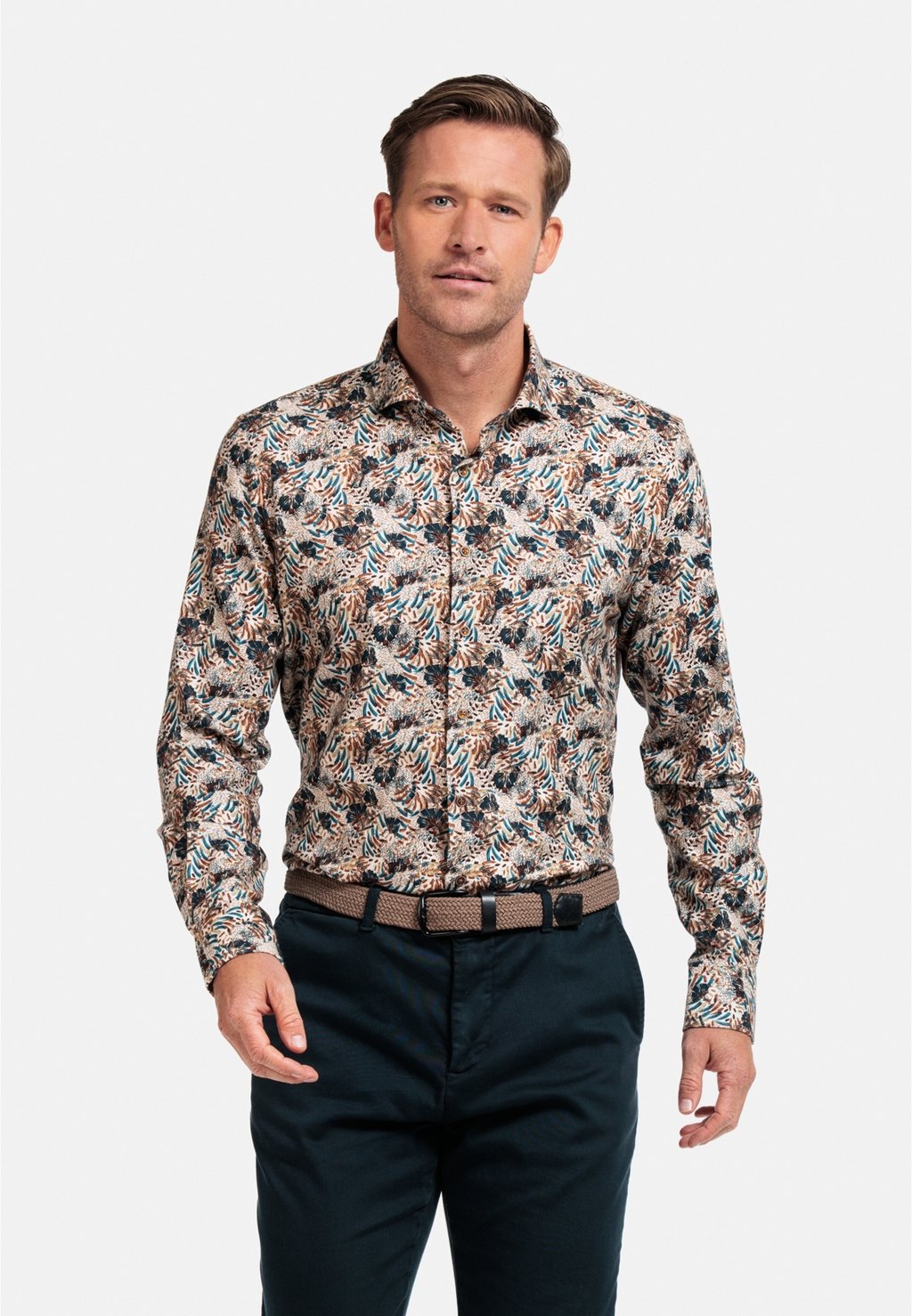 

Рубашка GIORDANO, песочный