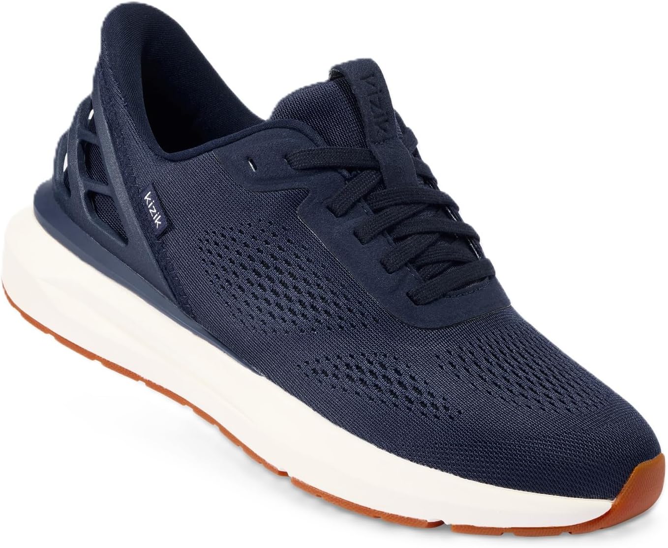 

Кроссовки Kizik Slip On: Athens 2 - комфорт для всего дня, удобство без рук, дышащий верх из сетки, мужские прогулочные туфли с поддержкой свода стопы - мужская широкая полнота, Naval Academy