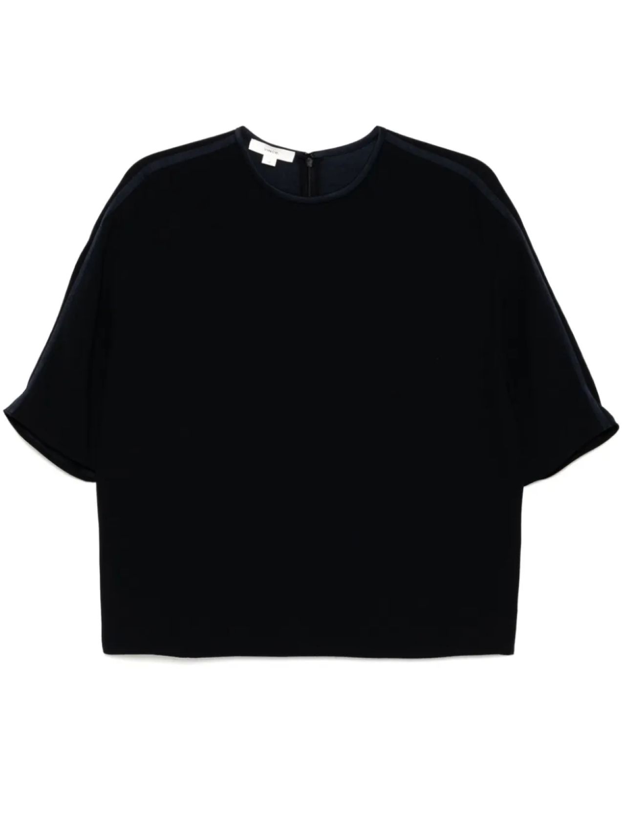 

Vince креповая футболка, черный