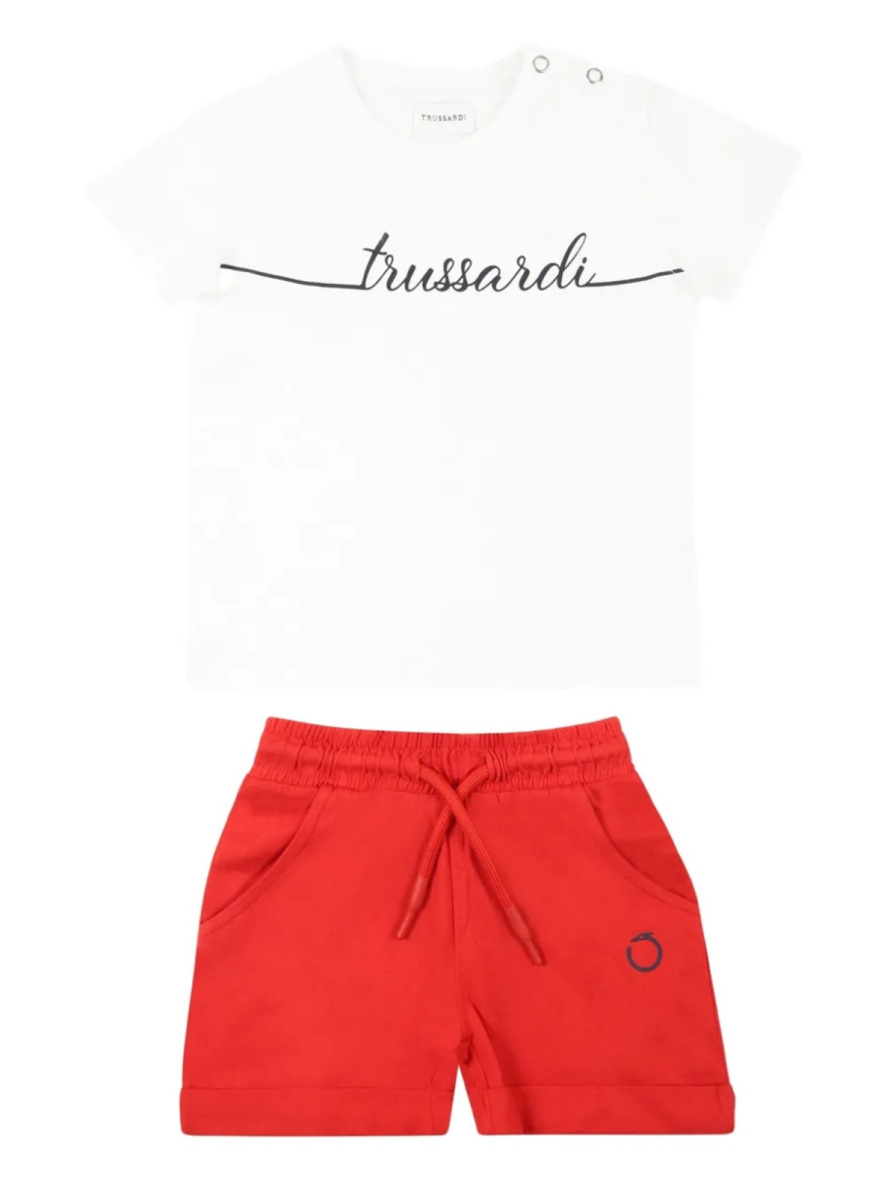 

Комплект шорт с логотипом TRUSSARDI JUNIOR, белый