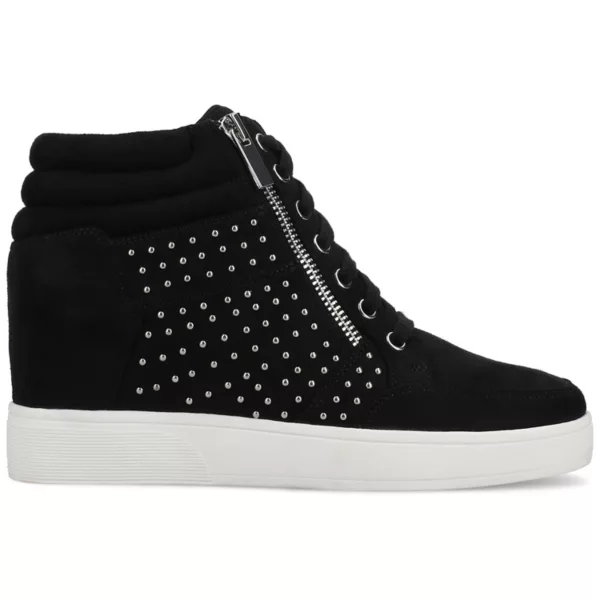 Женские удобные кеды-клин Clarity Journee, цвет black stud — фото 2