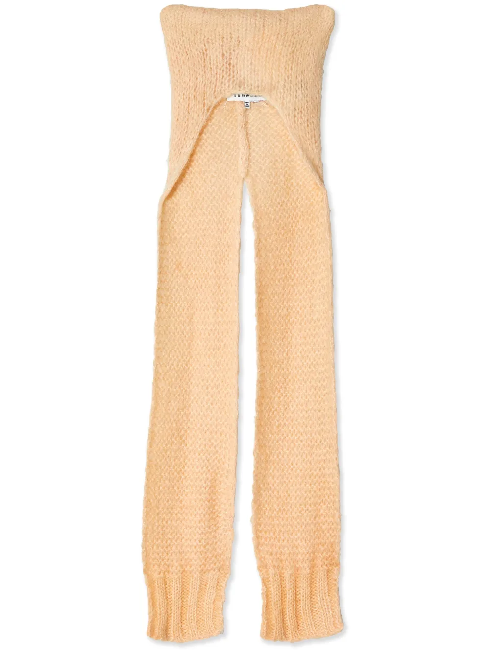 

Шапка бини с шарфом MAISON MARGIELA, нейтральный