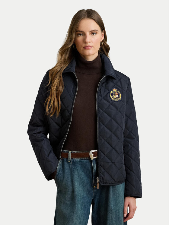 

Демисезонная куртка straight fit 297979539004 Lauren Ralph Lauren, синий