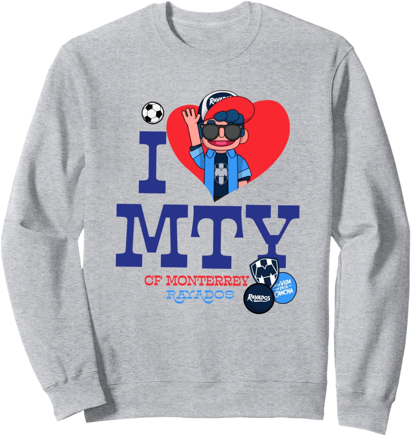 

Толстовка ограниченная коллекция Rayados de Monterrey, серый