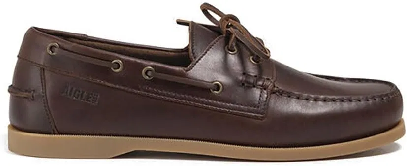 Мужские лодочные туфли Aigle New Nubil Ltr, Brown — фото 2