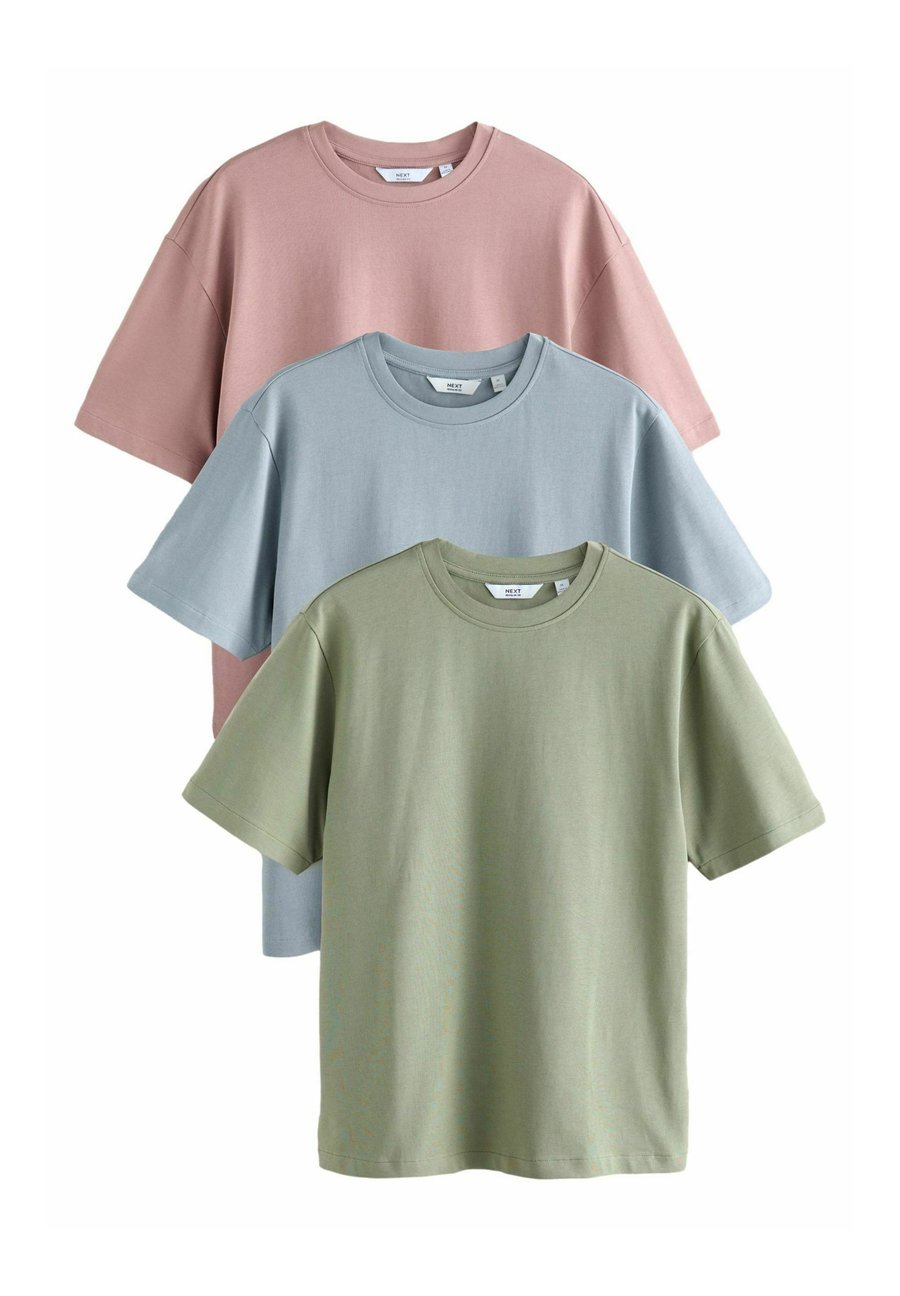 

Футболка Next HEAVYWEIGHT 3 PACK, Blue/Pink/Green/Blue, Зеленый, Футболка Next HEAVYWEIGHT 3 PACK, Blue/Pink/Green/Blue