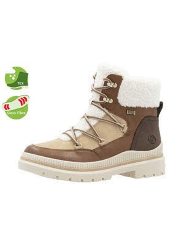 Сапоги remonte Damen Winterschuhe warm, коричневый