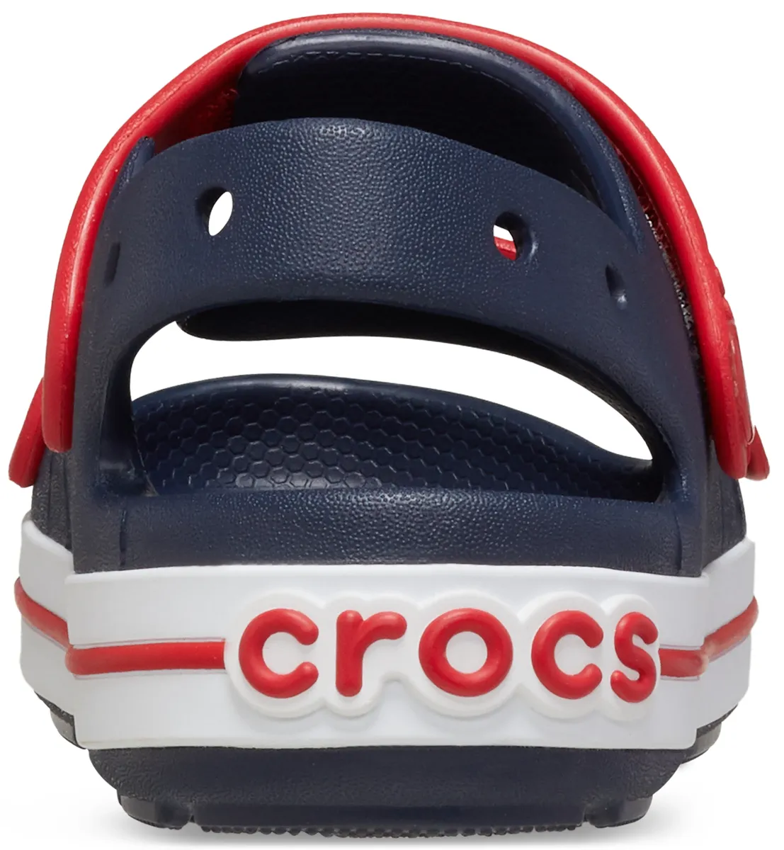 Сандалии Crocs "Crocband Cruiser Sandal", летняя обувь, босоножки, босоножки с ремешками, с ремешком на пятке, красный — фото 2