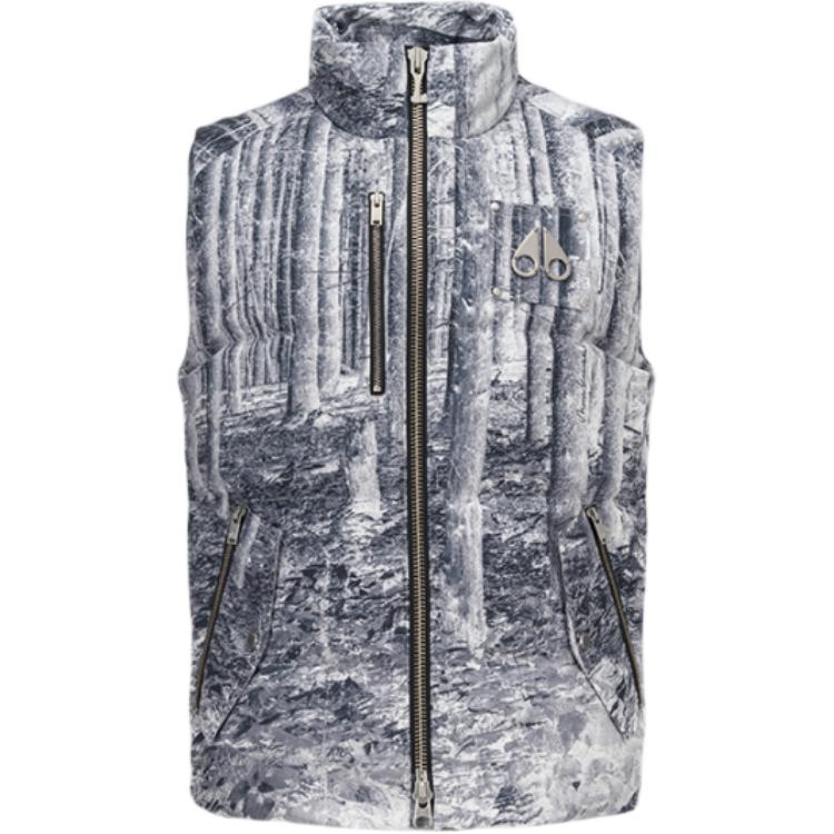 

Moose Knuckles Футболка мужская с лесным принтом, Forest Print