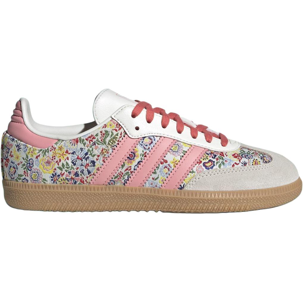 Adidas Originals Samba OG устойчивые к истиранию низкие детские скейтбординг кроссовки gray pink — фото 3