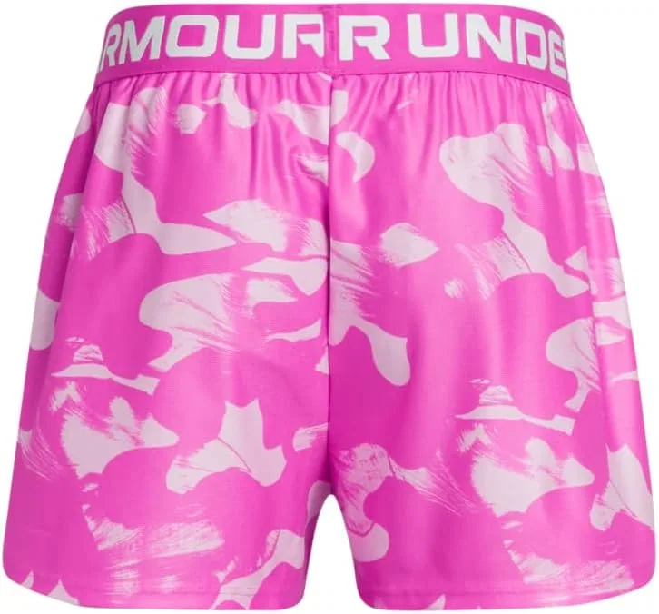 Детские шорты Under Armour Play Up с принтом, (638) Stellar Pink//White — фото 2