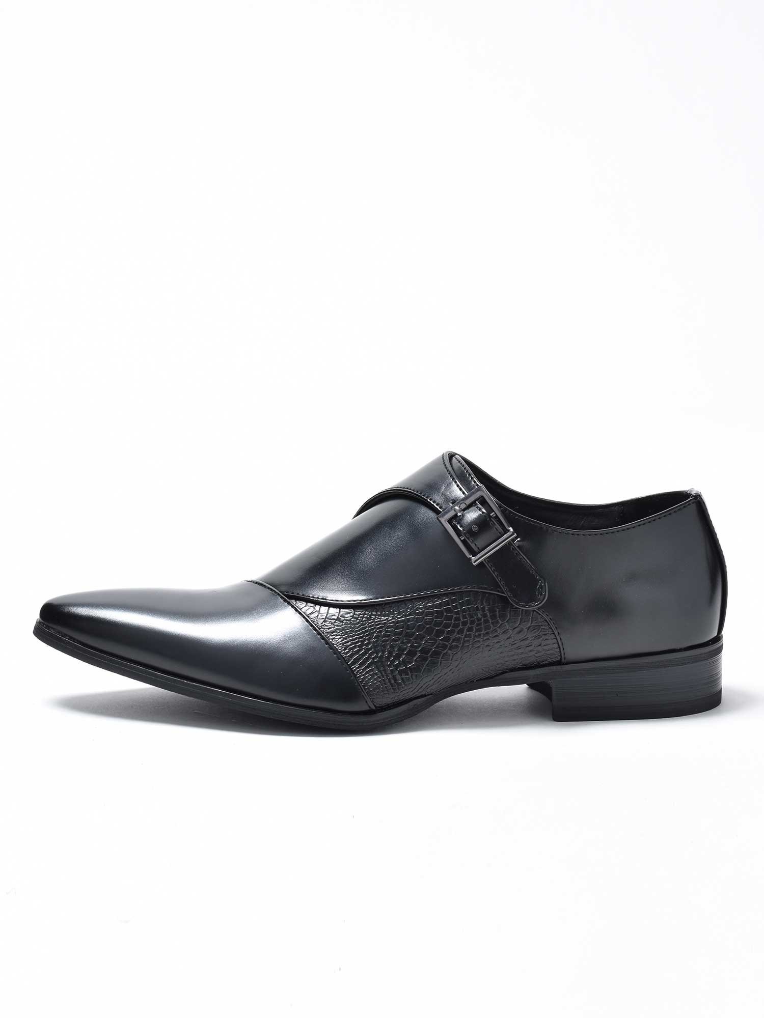 Туфли MM/ONE с тиснением, Black Lizard