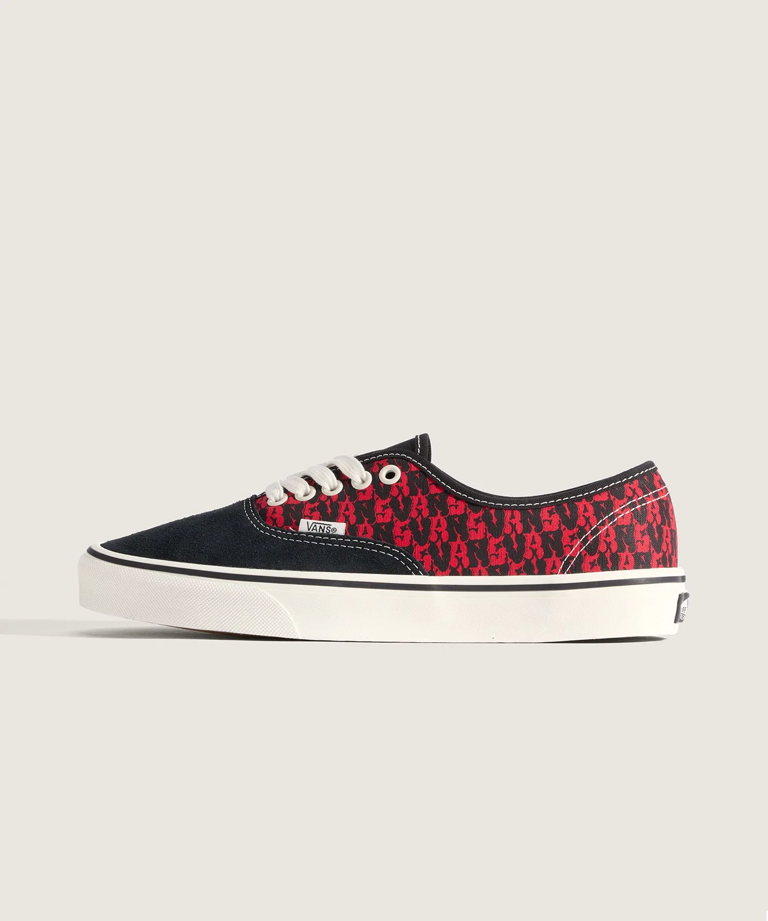 Кроссовки VANS Authentic BLACK/RACING RED VN000EGABRR1