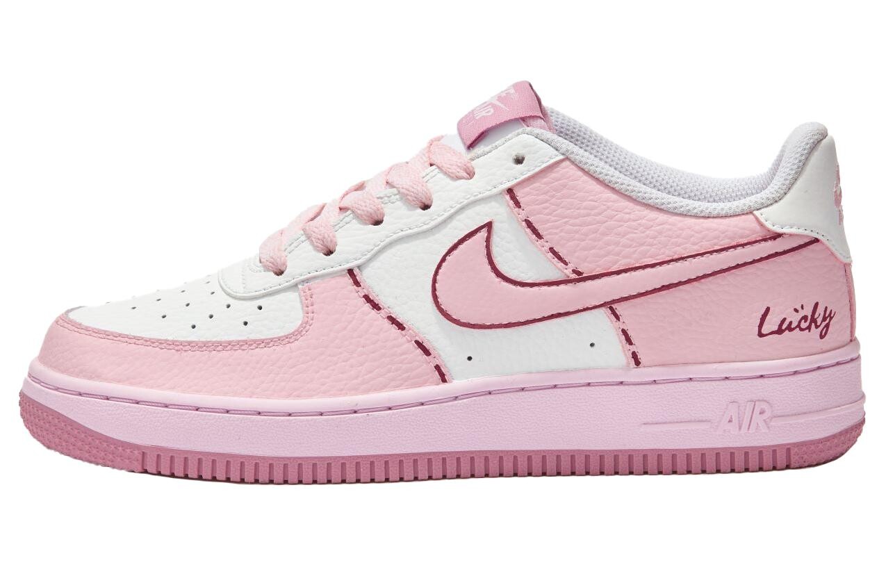 

Кроссовки Nike Air Force 1 Skateboard Shoes Women's Low-Top White Pink, Розовый, Кроссовки Nike Air Force 1 Skateboard Shoes Women's Low-Top White Pink