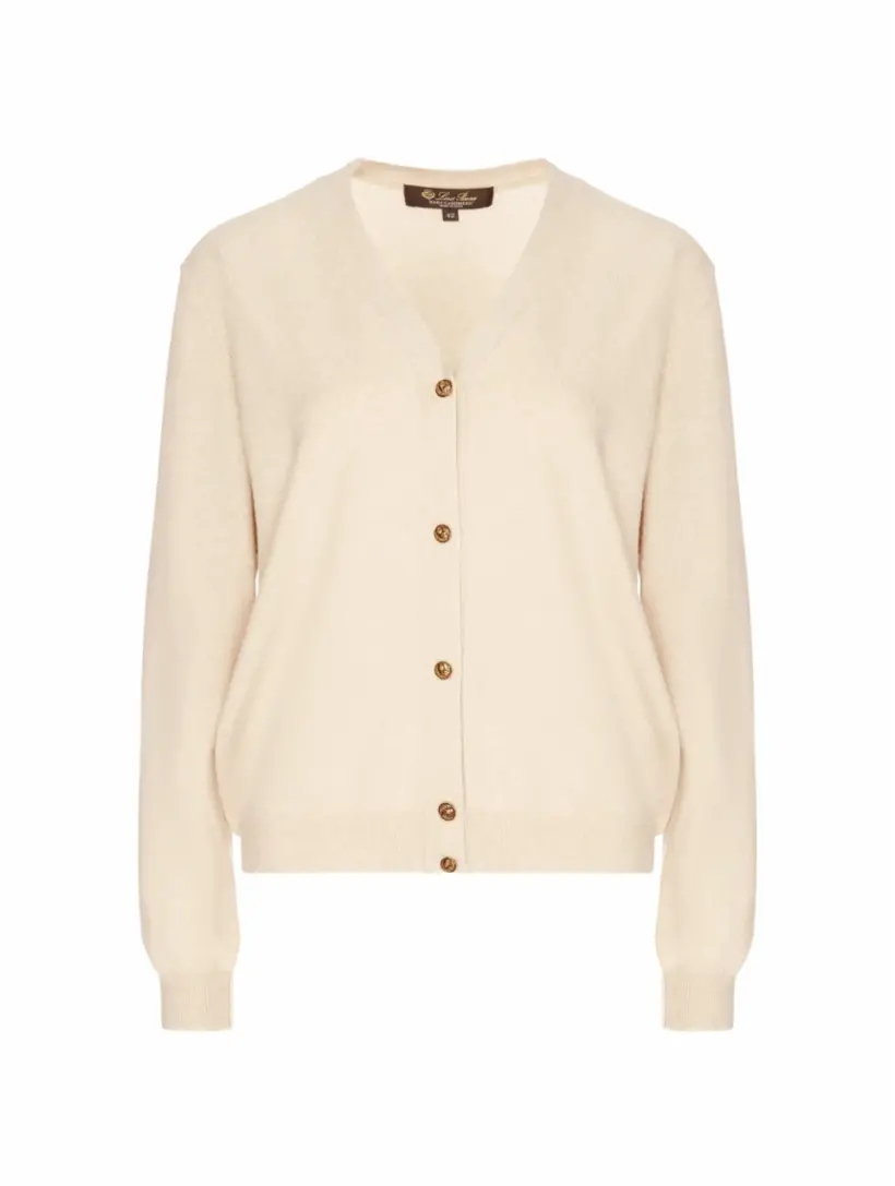 

Кашемировый кардиган Loro Piana, бежевый