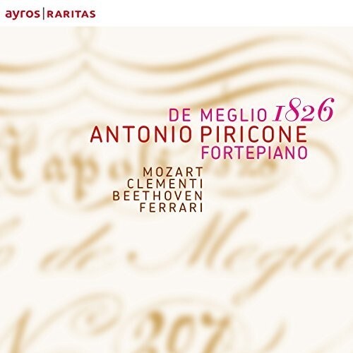 

CD диск Mozart / Piricone: De Meglio 1826
