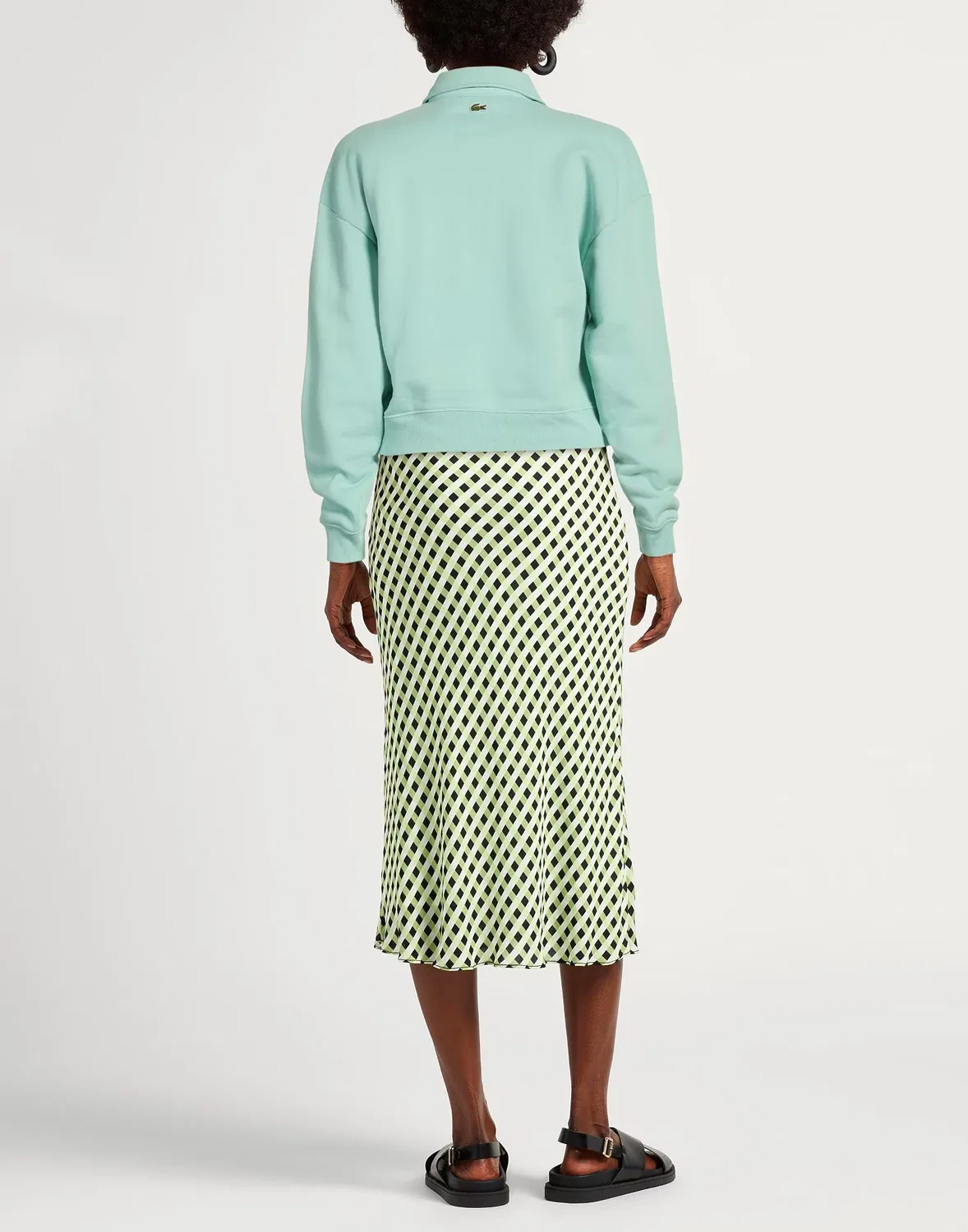 Свитшот LACOSTE бирюзовый — фото 3