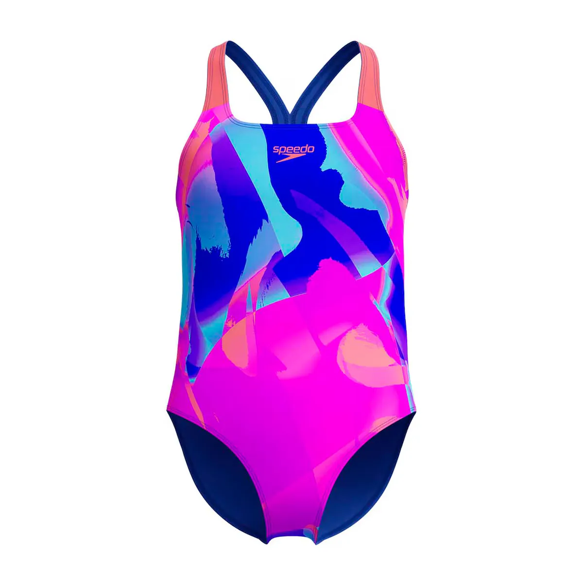 

Купальник Speedo Girls' Digital Allover Powerback, розовый