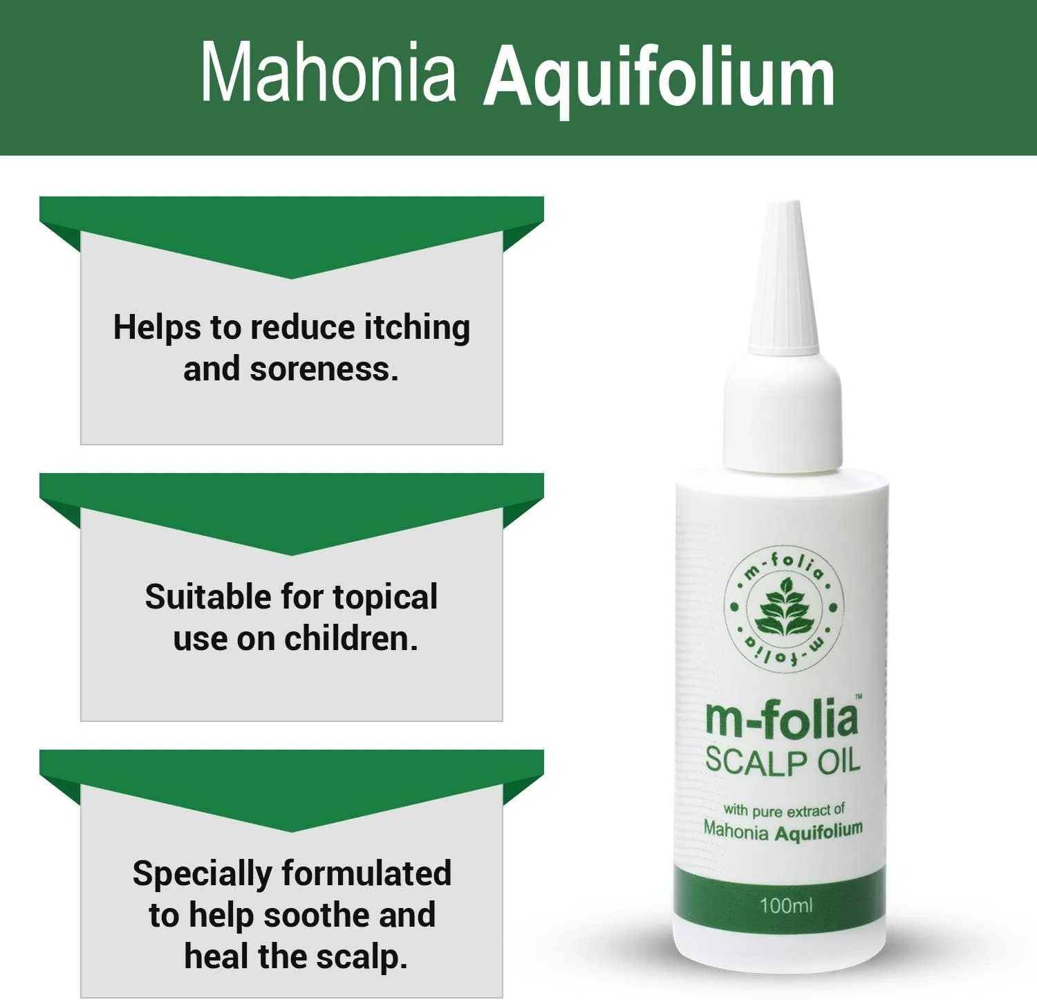 Масло для кожи головы Psoriasis Scalp Oil с экстрактом магонии падуболистной M-Folia — фото 4
