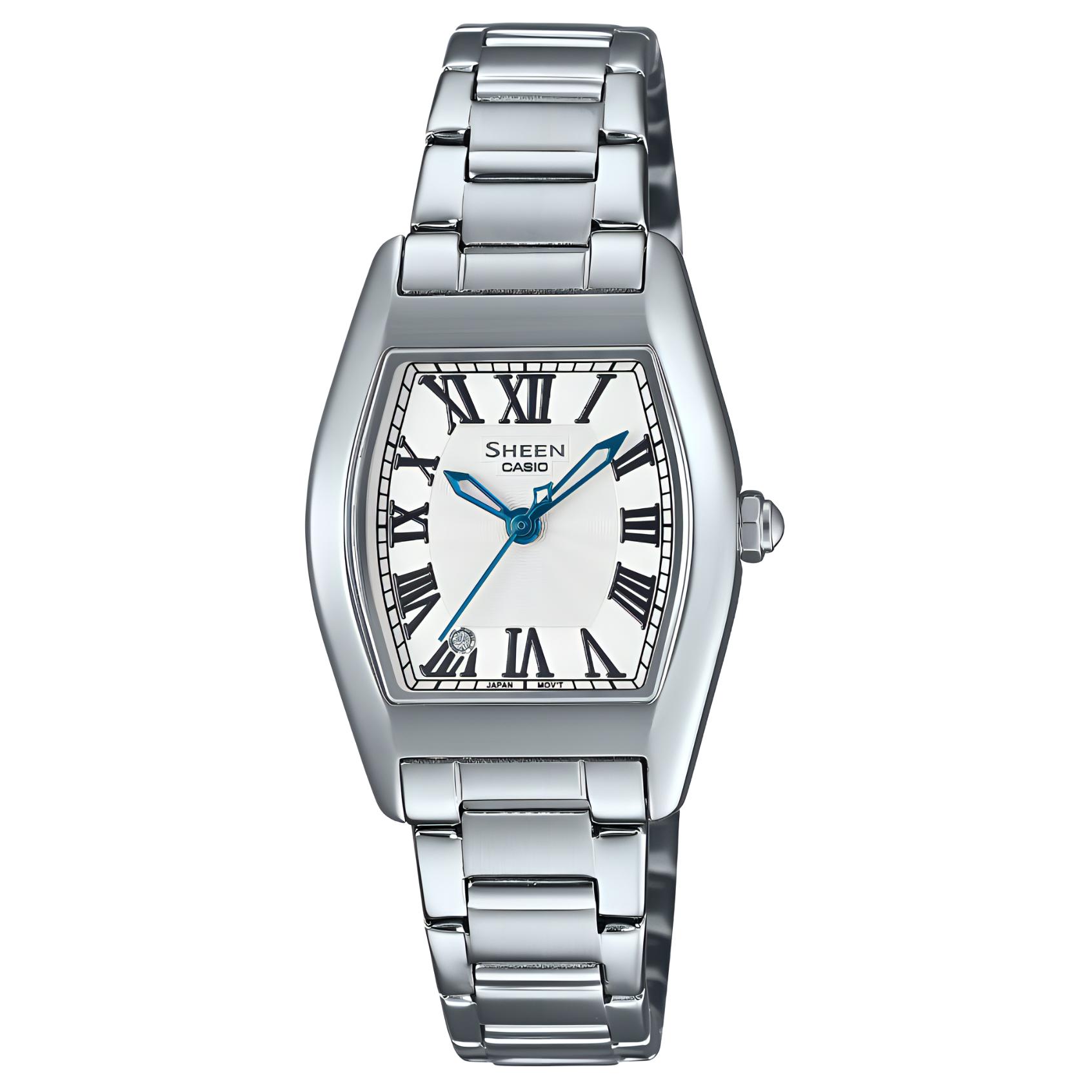 

CASIO Часы Quartz Movement Stainless Steel Strap Watch Women's Watch White Dial, White Dial