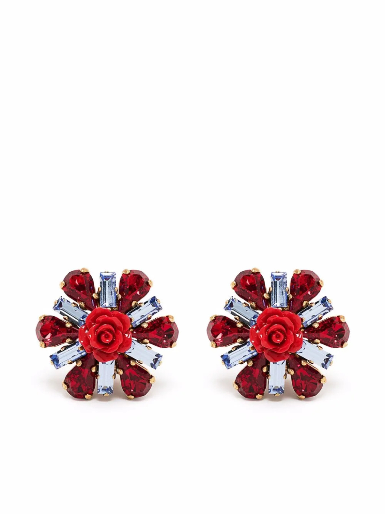 

Dolce & Gabbana серьги с кристаллами, синий