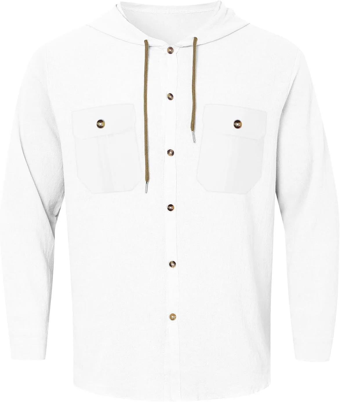 

Мужская рубашка с длинным рукавом Casual Button Down Regular Fit TianGiKi